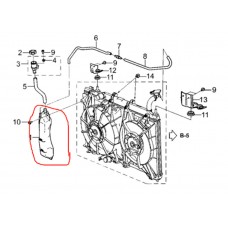 Расширительный бачок охлаждения на Honda M-NV